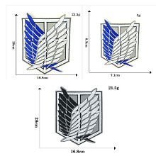 Attack on Titan anime cloth patches