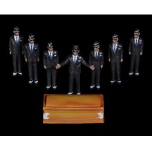 Ghana's dancing pallbearers Coffin Dance figures a set