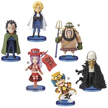 One piece anime figures set(6pcs a set)