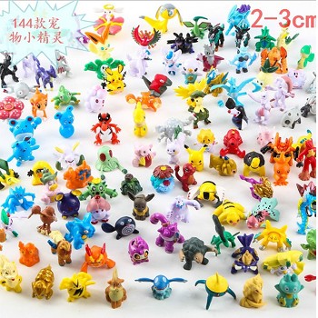 Pokemon anime figures set(144pcs a set)