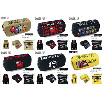 Among Us game canvas pen bag pencil bag