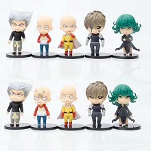 One Punch Man anime figures set(5pcs a set)no box