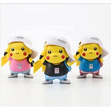 Pokemon Pikachu anime figures set(3pcs a set) no box