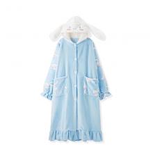 Cinnamoroll anime  flano  pajamas dress hoodie