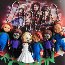 Chucky figures keychain set(6pcs a set)6cm