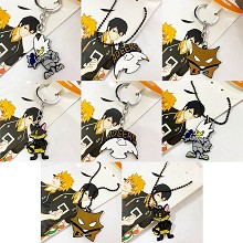 Haikyuu anime necklace key chain