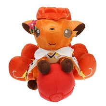 10inche Vulpix anime plush doll