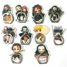 Demon Slayer anime mobile phone ring iphone finger...