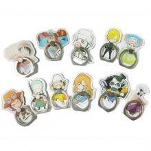 One Piece anime mobile phone ring iphone finger ri...