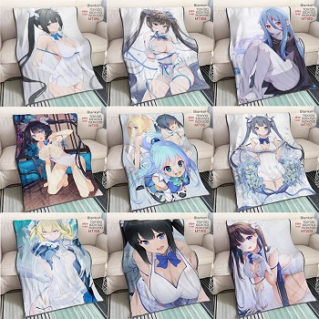 Danjon ni deai o motomeru no wa machigatte irudarou ka blanket 1500*2000MM