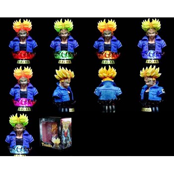 Dragon Ball Trunks head anime figure can lighting