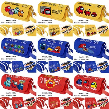 Among Us game waterproof pen bag pencil bag