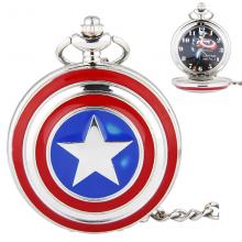 Captain America Super man movie pocket watch