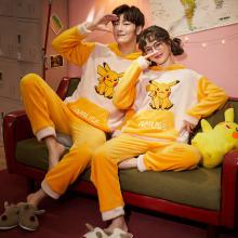 Pokemon Pikachu anime flano pajamas dress hoodies sleep coat