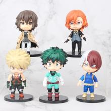 My Hero Academia anime figures set(5pcs a set)no b...