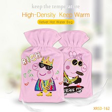 Peppa Pig anime high-density keep warm hot water bag