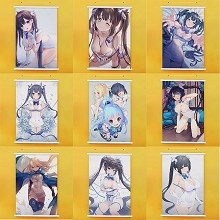 Danjon ni deai o motomeru no wa machigatte irudarou ka wall scroll wall scroll（60*90CM）