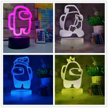 Among Us 3D 7 Color Lamp Touch Lampe Nightlight+USB