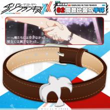 DARLING in the FRANXX anime pu bracelet