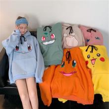 Pokemon anime thick hoodies cloth