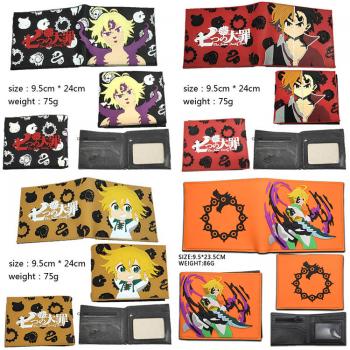 The Seven Deadly Sins anime silicon wallet