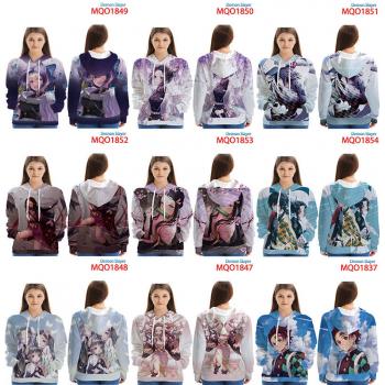 Demon Slayer anime long sleeve thin hoodies cloth