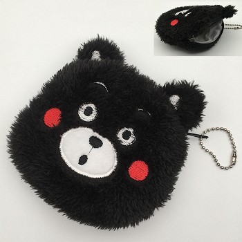 11CM Kumamon anime plush wallet