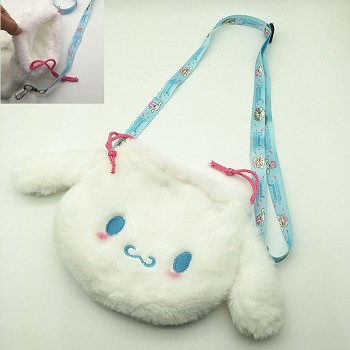 Cinnamoroll babyCinnamoroll anime plush satchel shoulder bag 20*40CM