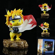 Naruto Namikaze Minato cos pikachu anime figure