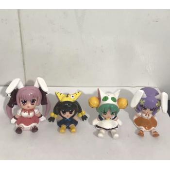 DGK girl anime figures set(4pcs a set) no box