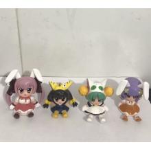 DGK girl anime figures set(4pcs a set) no box