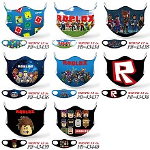 Roblox game trendy mask printed wash mask