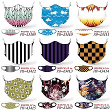 Demon Slayer anime trendy mask printed wash mask