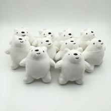 4.8inches We Bare Bears plush dolls set(10pcs a set)