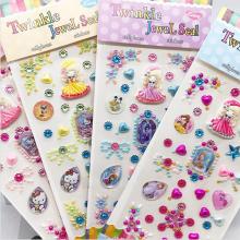 Cartoon Crystal acrylic button DIY twinkle jewelse...