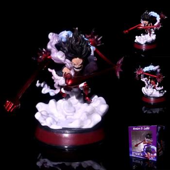 One piece snake Luffy anime figure