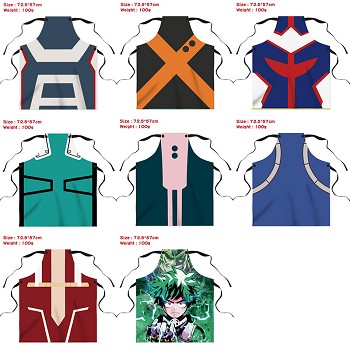 My Hero Academia anime apron pinny