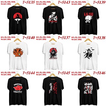 Naruto anime cotton short sleeve t-shirt