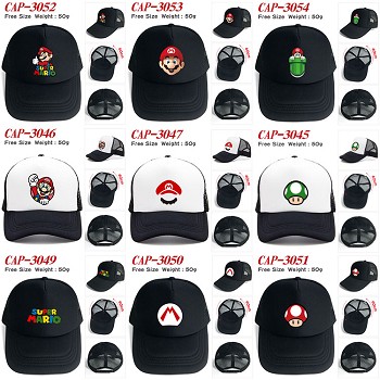 Super Mario anime cap sun hat