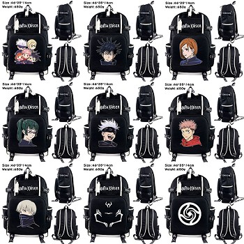 Jujutsu Kaisen anime canvas backpack bag