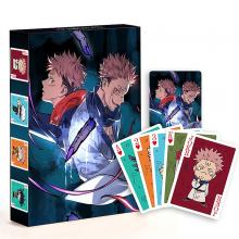 Jujutsu Kaisen anime pokers playing cards