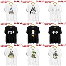Totoro anime cotton short sleeve t-shirt