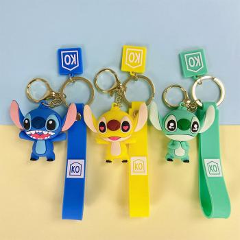 Stitch anime figure doll key chains