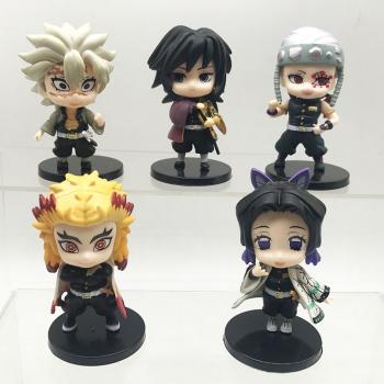 Demon Slayer anime figures set(5pcs a set)(OPP bag)