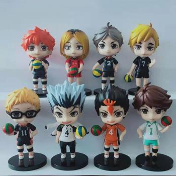 Haikyuu anime figures set(8pcs a set)(OPP bag)