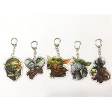 Star Wars Yoda anime acrylic key chain