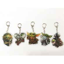 Star Wars Yoda anime acrylic key chain