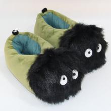 Totoro anime plush shoes slippers a pair