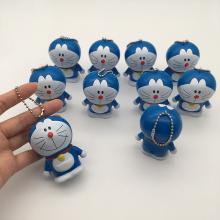 Doraemon anime figure doll key chains set(10pcs a ...