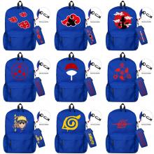 Naruto anime backpack bag + pen bag